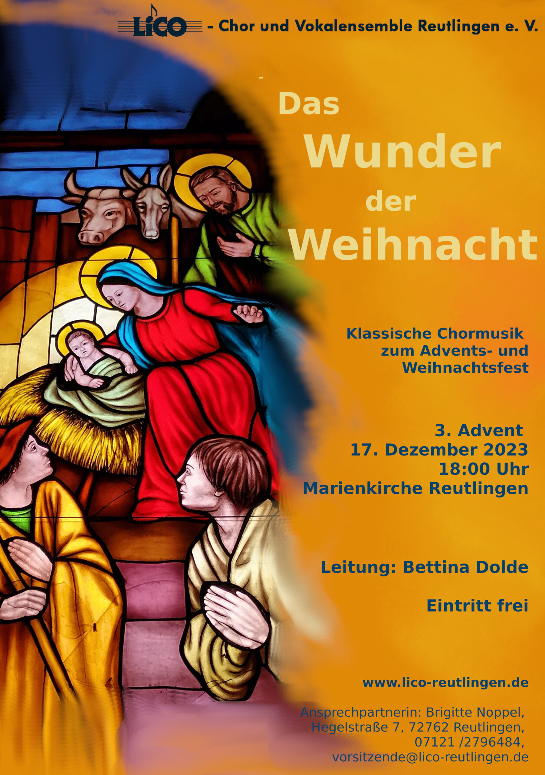 Das Wunder der Weihnacht – Klassische Chormusik zum Advents- und Weihnachtsfest